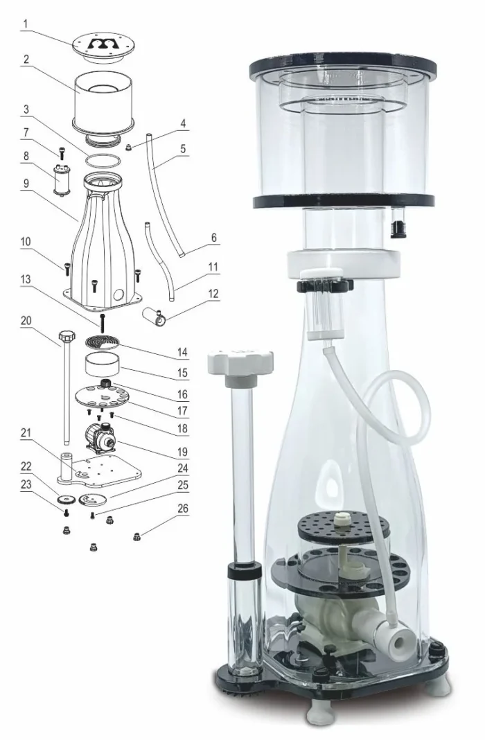 mantis tornado skimmer